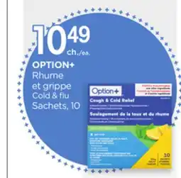 Proxim OPTION+ cold & flu offer