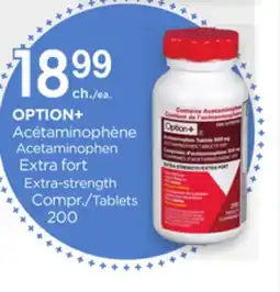 Proxim OPTION+ Acetaminophen Extra-strength offer