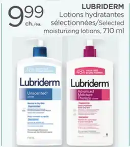 Proxim LUBRIDERM Selected moisturizing lotions offer
