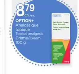 Proxim OPTION+ Topical analgesic offer