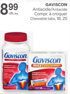 Proxim GAVISCON Antacide Chewable tabs offer