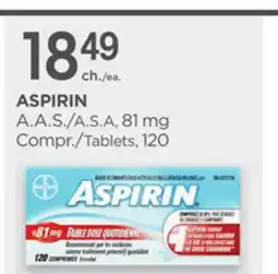 Proxim ASPIRIN A.A.S./A.S.A, 81 mg offer