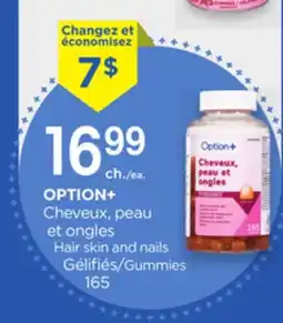 Proxim OPTION+ Hair skin and nails offer