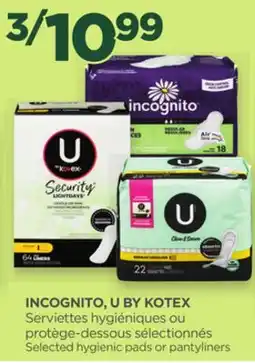 Proxim INCOGNITO, U BY KOTEX offer