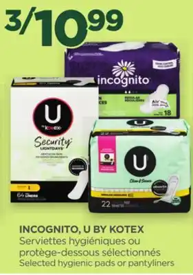 Proxim INCOGNITO, U BY KOTEX offer