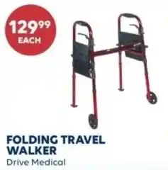 Shoppers Drug Mart Folding travel walker offer