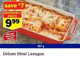 Deluxe meat lasagna