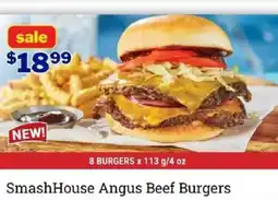 M&M Meat Shops Smashhouse angus beef burgers offer