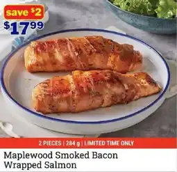M&M Meat Shops Maplewood smoked bacon wrapped salmon offer