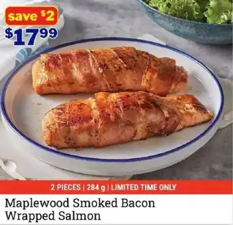 M&M Meat Shops Maplewood smoked bacon wrapped salmon offer