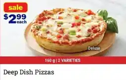 M&M Meat Shops Deep dish pizzas offer
