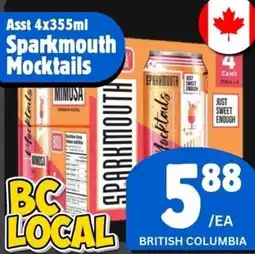 The Old Farm Market Sparkmouth mocktails offer