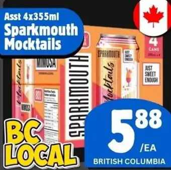 The Old Farm Market Sparkmouth mocktails offer