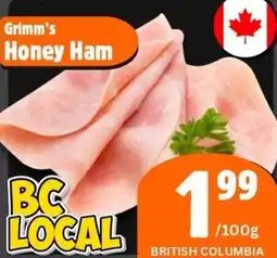 The Old Farm Market Grimm's honey ham offer
