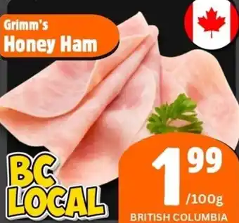 The Old Farm Market Grimm's honey ham offer