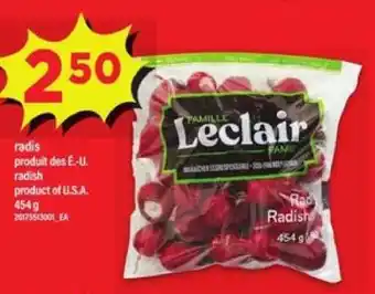 Maxi Leclair Famille Radis offer