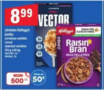 Maxi KELLOGG'S JUMBO CEREAL offer