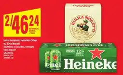 Maxi Heineken, Heineken Silver ou Birra Moretti offer