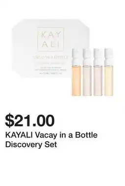 Sephora KAYALI Vacay in a Bottle Discovery Set offer