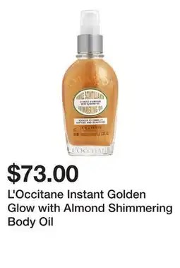 Sephora L'Occitane Instant Golden Glow with Almond Shimmering Body Oil offer
