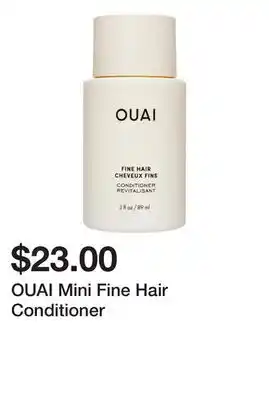 Sephora OUAI Mini Fine Hair Conditioner offer