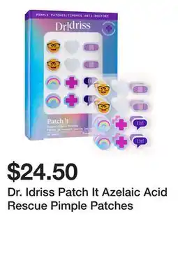 Sephora Dr. Idriss Patch It Azelaic Acid Rescue Pimple Patches offer