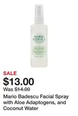 Sephora Mario Badescu Facial Spray with Aloe Adaptogens, and Coconut Water offer