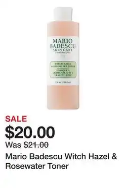 Sephora Mario Badescu Witch Hazel & Rosewater Toner offer
