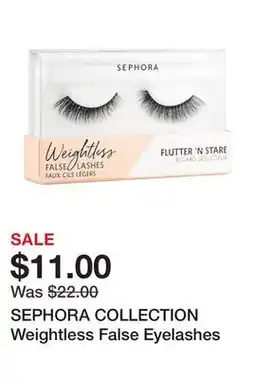Sephora SEPHORA COLLECTION Weightless False Eyelashes offer