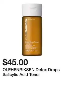 Sephora OLEHENRIKSEN Detox Drops Salicylic Acid Toner offer