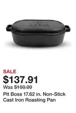 Wayfair Pit Boss 17.62 in. Non-Stick Cast Iron Roasting Pan offer