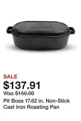 Wayfair Pit Boss 17.62 in. Non-Stick Cast Iron Roasting Pan offer