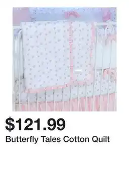 Wayfair Butterfly Tales Cotton Quilt offer
