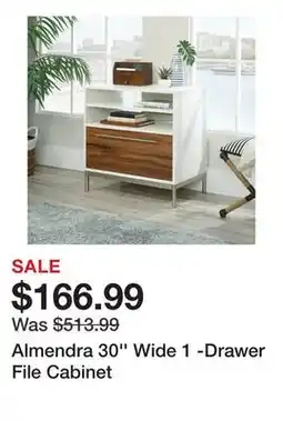 Wayfair Almendra 30'' Wide 1 -Drawer File Cabinet offer