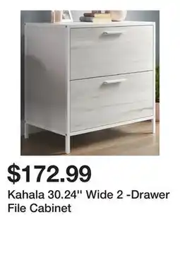 Wayfair Kahala 30.24'' Wide 2 -Drawer File Cabinet offer