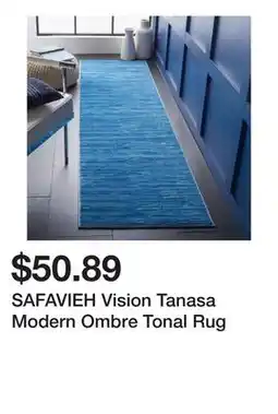 Bed Bath & Beyond SAFAVIEH Vision Tanasa Modern Ombre Tonal Rug offer
