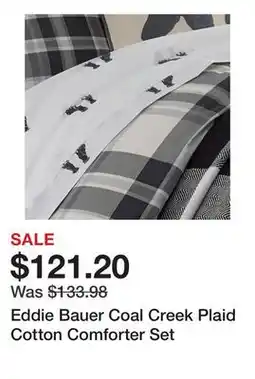 Bed Bath & Beyond Eddie Bauer Coal Creek Plaid Cotton Comforter Set offer