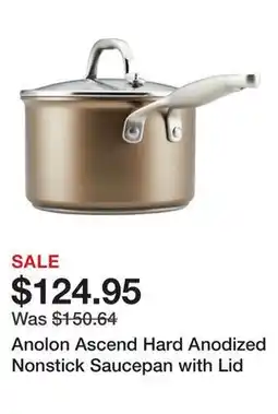 Bed Bath & Beyond Anolon Ascend Hard Anodized Nonstick Saucepan with Lid offer