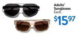 Walmart Adults' Sunglasses offer
