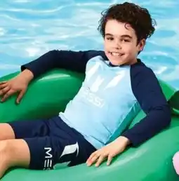 Walmart Kids' Messi Rashguard or Swim Trunk offer