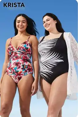 Walmart KRISTA One-Piece Swimsuit Cover-up offer