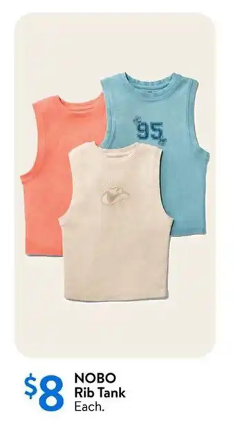 Walmart NOBO Rib Tank offer