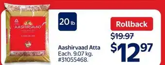 Walmart Aashirvaad Atta offer