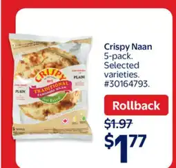 Walmart Crispy Naan offer