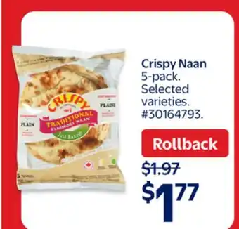 Walmart Crispy Naan offer