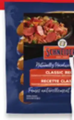 Walmart Schneiders Classic Recipe Smoked Sausages offer