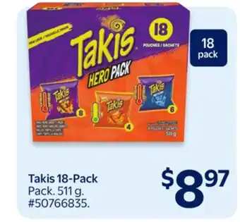 Walmart Takis 18-Pack offer