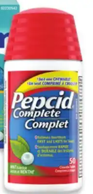 Walmart Pepcid Complete Dissolve Tablets offer