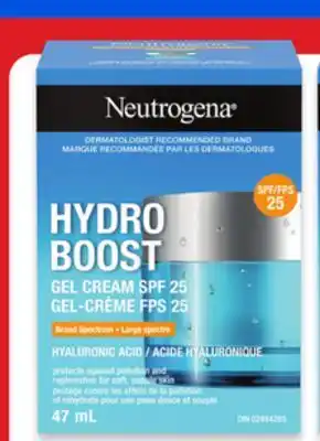 Walmart Neutrogena Hydro Boost Gel Cream offer
