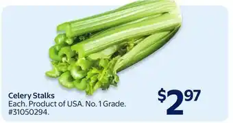Walmart Celery Stalks offer